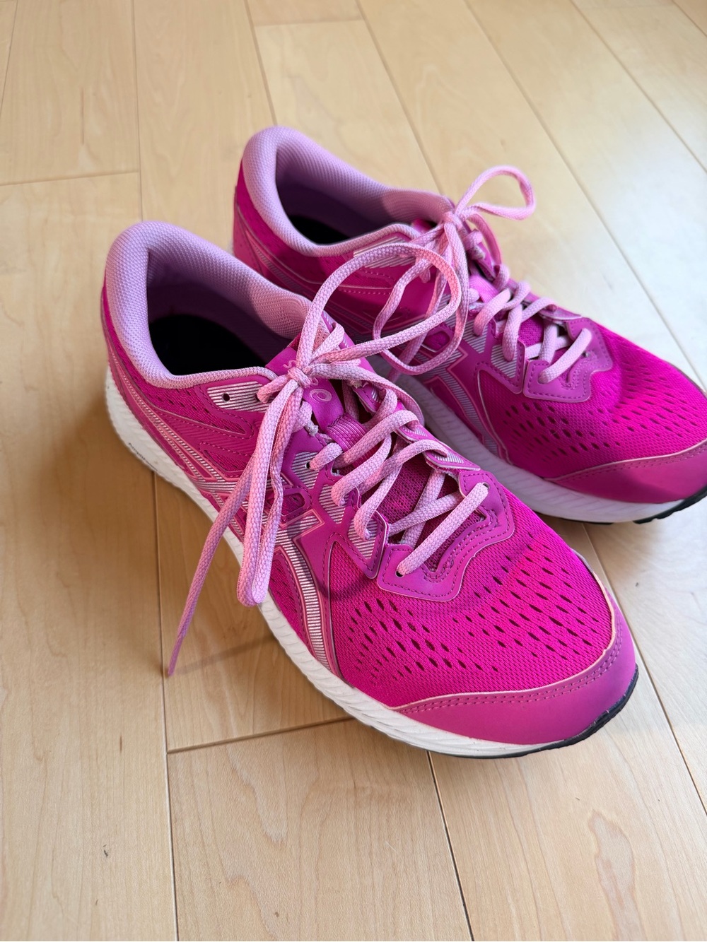 ASICS Women’s GEL-Contend 8 Running Shoes Pink Rave Silver Size 10.5